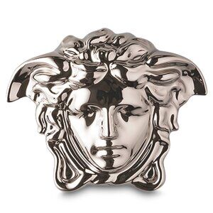 Versace Rosenthal Gypsy Medusa Jewelry Trinket Box Silver